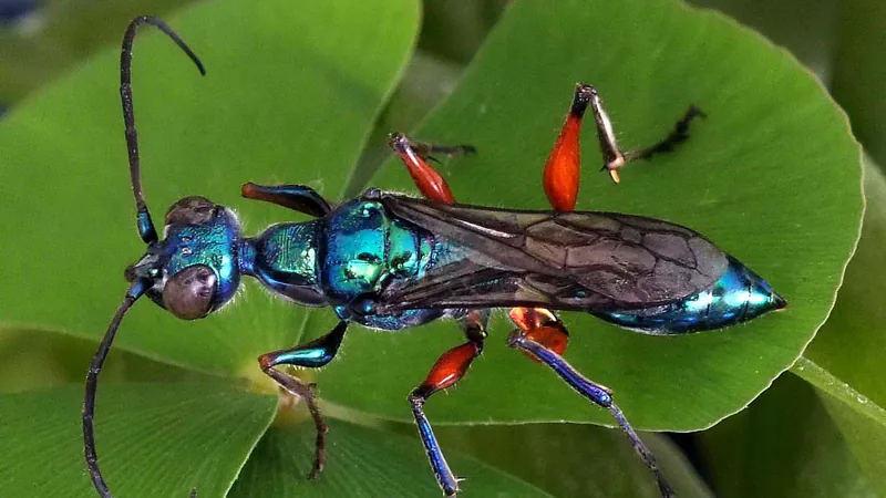 Emerald Cockroach Wasp in this matchup