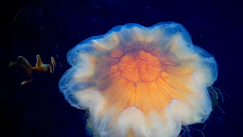 Lion's Mane Jellyfish in natural habitat