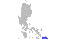 Geographic distribution of the Philippine Tarsier.
